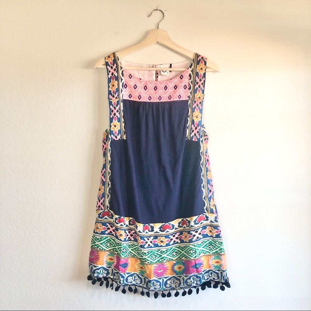 🆕 Anthropologie Multicolor Embroidered Tunic - Picture 4 of 15